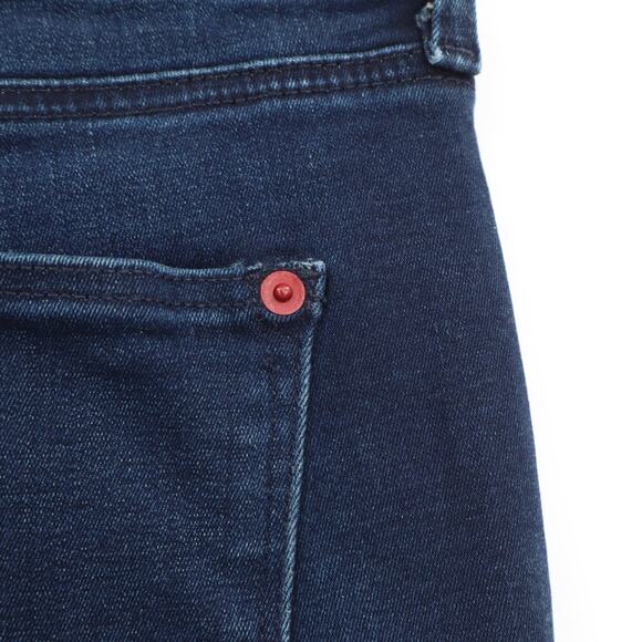 SPANX by Sara Blakely Woman's 5-Pocket High-Rise Skinny Jeans Dark Indigo Sz 29 - Picture 5 of 10